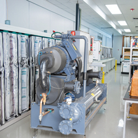 Sistem Pendingin Air Industri Kustom Grosir, Chiller Sekrup dengan Pompa, Kontrol Suhu PLC, Kompresor Copeland 39KW
