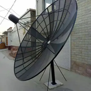 高品质2.4m 240厘米，带高增益防风铝网卫星碟形天线