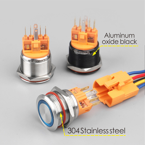 Lanboo 22 Mét Nút chuyển đổi 1no1nc 7A 220V cao-hiện tại Kim Loại <span class=keywords><strong>Micro</strong></span> chuyển đổi cho thiết bị công nghiệp và xe sửa đổi - Product Image 3