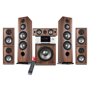 Sistema de Sonido Envolvente 7.1 para el Hogar, Sistema de Cine en Casa de Madera con Amplificador Digital Compatible con Sonido Envolvente 3D/8K - Product Image 1