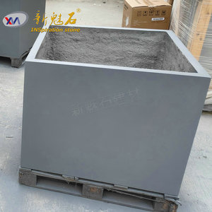 Nuevos Materiales de Construcción de Piedra, Jardinera de Hormigón HPC Gris 19328136181 para Espacios Interiores y Exteriores - Product Image 1