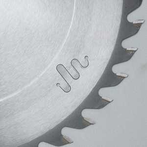 Hoja de sierra Circular de acero de alta velocidad soldada con láser de 300mm industrial GMN OEM para corte de madera contrachapada MDF 144 dientes duradero 3 años - Product Image 3