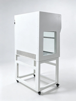 Banc de travail à flux laminaire double face BEING, filtre HEPA 99,99 %, lampe UV, avec roulettes