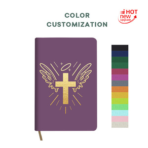 Custom PU Leather Spanish <strong>Bible</strong> Embossed Logo Soft Cover Combination Gift for Christian Church Worship the Msg Version <strong>Bible</strong> - Product Image 3
