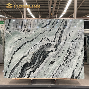 Marbre vert Raggio Verde du Brésil, marbre persan de luxe, marbre jade, comptoir, fond de comptoir, carrelage de sol - Product Image 4