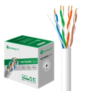 Cat5e BC CCA S/FTP 305m 4 cặp dây dẫn đồng LAN Cáp Mạng Cáp CAT5E <span class=keywords><strong>UTP</strong></span> tốc độ cao trong nhà ngoài trời Ethernet Cáp - Product Image 4
