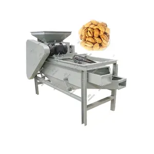 Commercial Almond Dehusker Machine Almond Cracking Shelling Machine To Get Kernel