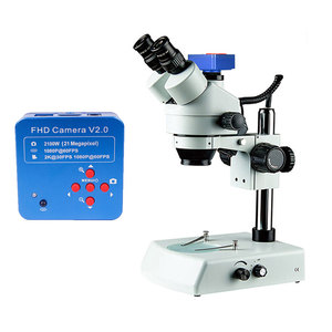 7-45xイルミネーションピラースタンドMicroscopioTrinocular 3D立体カメラespejoステレオスコープ高解像度ステレオスコープ - Product Image 1