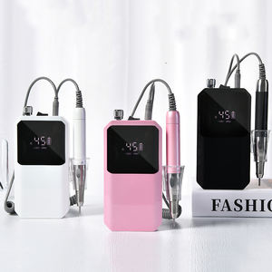 Nuovo forte trapano per unghie senza spazzole professionale rimuovi smalto Gel trapano per unghie senza fili Kit di trapano per unghie ricaricabile 45000 giri/min - Product Image 1