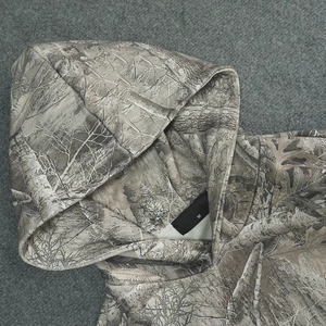 Мужская толстовка оверсайз из плотного материала с камуфляжным принтом «Деревья» для активного отдыха и кемпинга - Product Image 1