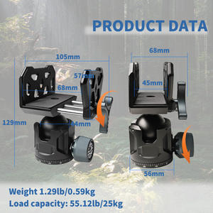 Support <span class=keywords><strong>de</strong></span> selle en aluminium CNC ECHAIN avec rotule et pince <span class=keywords><strong>pour</strong></span> trépied, idéal <span class=keywords><strong>pour</strong></span> la pratique du tir sur cible, la <span class=keywords><strong>chasse</strong></span> et les stands <span class=keywords><strong>de</strong></span> tir en extérieur, rotation à 360° - Product Image 2