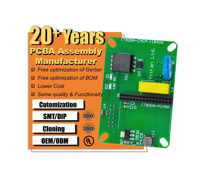 IPC-A-610 Class 3 Custom PCB Assembly Turnkey SMT Service Multilayer Printed Circuit Board OEM Production Contract Manufacturer