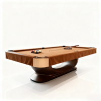 Table de billard de luxe sur mesure en bois massif de 9 pieds, qualité tournoi, design standard, avec ardoise