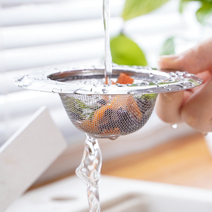 Stainless Steel Sink <b>Strainer</b> 3 Inch <b>Mesh</b> Filter For Kitchen Drain Anti Clogging Vegetables And Food Waste - Product Image 2