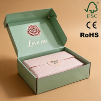 Scatola di Spedizione in Cartone Ondulato di Lusso Personalizzata con Logo per E-commerce, Confezione Regalo per Lingerie e Abbigliamento, Scatola per Spedizioni Aeree