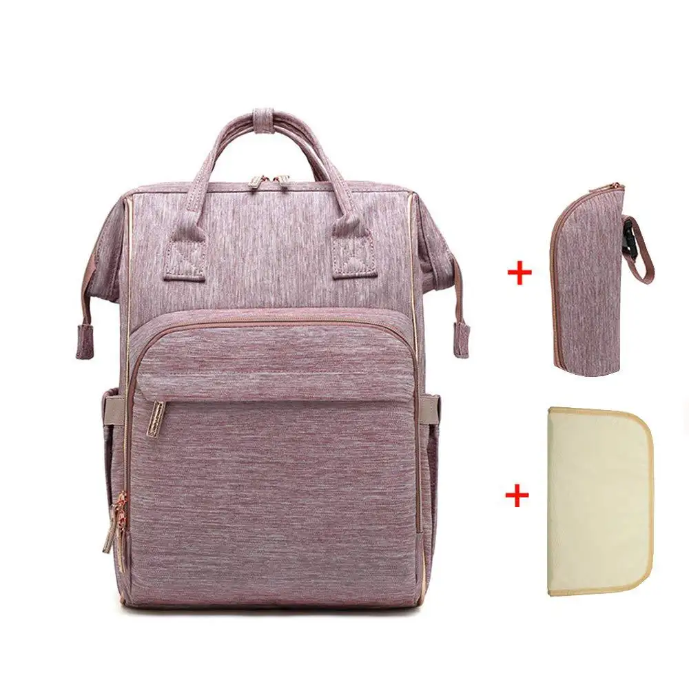 BSCI factory Diaper Breast Pump Backpack Moistureproof Bag Mother Outdoor Working Backpack mommy Nursing Changing Bag