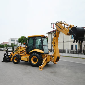 Livraison gratuite de Chine 4x4 roues motrices 2.5ton 3.5ton WZ-3CX Mini chargeuse-pelleteuse à vendre avec pelle à neige Tractopell - Product Image 5