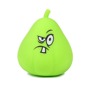Wholesale Angry Green Pumpkin Funny Face PVA Dough Filled Soft <b>Slime</b> Squishy Fidget Toys for Kids - Product Image 1