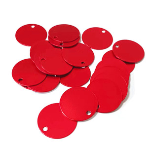 Étiquettes rondes en métal Cat Pet Étiquette d'identification en alliage d'aluminium Plaque signalétique <span class=keywords><strong>de</strong></span> chien anti-perte Étiquette gravée - Product Image 2