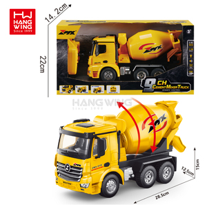 HW 1:18 Construction 9CH RC Simulation Mélangeur Camion Machine Véhicules 2.4G Télécommande Pelle Ingénierie Jouet Meilleur pour Enfants - Product Image 6