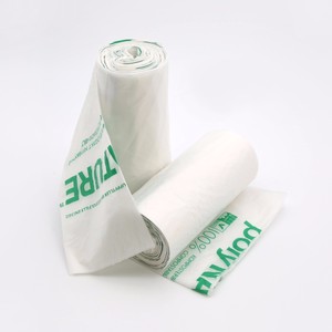 Sacs poubelle biodégradables en amidon de maïs écologiques, nouveaux sacs poubelle en plastique pour déchets de cuisine étanches - Product Image 4
