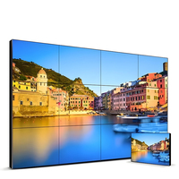 BOE LCD Ekran Birleştirme Sistemi 55 inç Video Duvar Monitörü Animasyon Desteği Ultra Dar Tasarım Parlama Önleyici Kaplama İç Mekan Kullanımı İçin