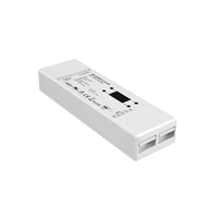 Sunricher DALI 4 canaux, variateur de lumière LED DT8 avec fonction maître intégrée, contrôleur 12~36VDC pour bande LED avec affichage numérique OLED