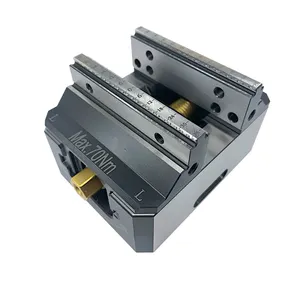 Precision Clamping 120mm 4-Axis 5-Axis Self-Centering Vise with R Centering Plate