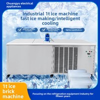 Venta Directa de Fábrica en Guangdong, Máquina de Hielo en Cubos de 1-5t, Modelo CYBZJ-1, para Cafeterías y Restaurantes, Equipo de Refrigeración para Procesamiento de Carne
