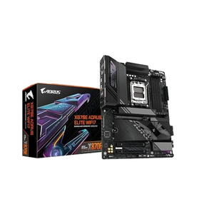 Gigabyte X870E AORUS Elite ใหม่ WIFI7 AMD AM5เมนบอร์ด DDR5 ATX <span class=keywords><strong>4X</strong></span> M.2 PCIe 5.0 <span class=keywords><strong>AGP</strong></span> 2X USB4 2.5GbE LAN EZ-LATCH (ใหม่) - Product Image 1