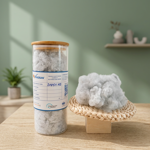 Poliéster reciclado hueco de alta elasticidad 20D HD 51mm sin silicona para relleno de juguetes de peluche, camas para mascotas y almohadas - Product Image 1