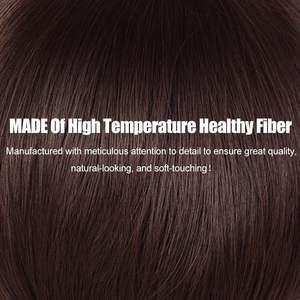 Perruque <span class=keywords><strong>courte</strong></span> en forme de champignon PORSMEER pour hommes - Synthétique années 60, 70, 80 - Perruques <span class=keywords><strong>coupe</strong></span> bol - Anime, film, musique, costume, Halloween, cosplay, fête - Product Image 4