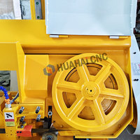 Scie à ruban horizontale de haute qualité à double guidage linéaire de type portique GB4270 pour la découpe des métaux, moteur 7,5 kW, tensionnement manuel par engrenage