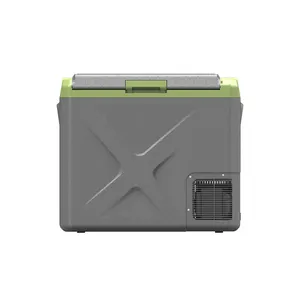 X50 mini 45.3L dc kompresor elektronik kulkas Kemah ukuran portabel kecil truk 12v mobil lemari es freezer