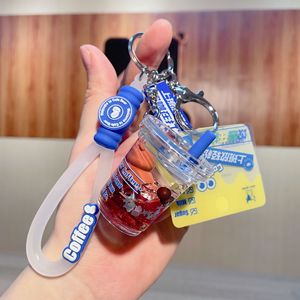 Dễ thương Gấu nhỏ mèo Đồ chơi túi Mặt dây chuyền Quà Tặng bán buôn BOBA trà sữa <span class=keywords><strong>Keychain</strong></span> llaveros - Product Image 3