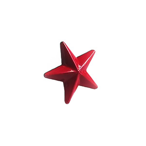 Five Pointed Star Rivets <b>Plastic</b> Alloy Convex <b>Studs</b> For DIY Apparel Decorations Winter 2022 Durable Single Cap Design - Product Image 4