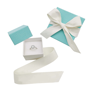 Biểu Tượng Tùy Chỉnh In Ưa Thích Đồ Trang Sức Hiển Thị Lưu Trữ Hộp Các Tông Nhẫn Tổ Chức Trường Hợp Bông Tai Mặt Dây Chuyền Đóng Gói Hộp Với Bow Ribbon - Product Image 1