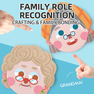 ชุดภาพวาดแผ่นกระดาษสีสันสดใสแบบทำมือสุดสร้างสรรค์ของเล่นเพื่อการศึกษาสำหรับเด็กพร้อมโลโก้ออกแบบเองงานฝีมือสนุกๆสำหรับเด็ก - Product Image 6