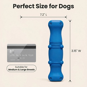 Juguete para Perros Indestructible Personalizado - Juguete Masticable Resistente para Masticadores Agresivos, Seguro, No Tóxico, de Caucho Natural, Limpia los Dientes - Product Image 3