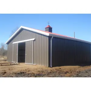 prefabricated steel building warehouse prefab light steel structure storage warehouse for vegetable