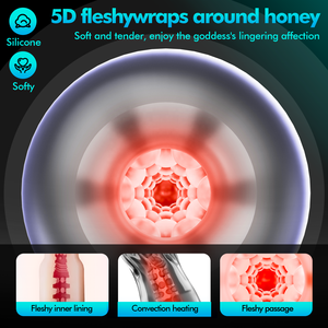Автоматическая мастурбационная чашка для мужчин с функцией всасывания, вибрации и оргазма одним нажатием, управляемая через приложение - Product Image 5