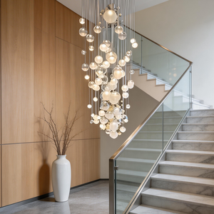 Lampadario Sferico su Misura, Lampadario di Lusso in Stile Europeo Adatto <span class=keywords><strong>per</strong></span> Soggiorno e Scale - Product Image 3