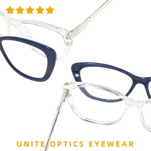Usine nouveauté haute qualité femmes mode TR90 oeil de chat <span class=keywords><strong>lunettes</strong></span> optiques cadre <span class=keywords><strong>lunettes</strong></span> de Prescription avec Clip magnétique <span class=keywords><strong>sur</strong></span> - Product Image 4