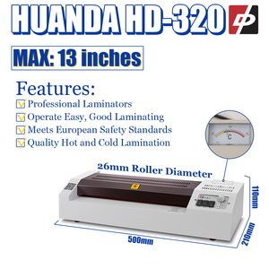 Бумажная ручная офисная ламинатор A3, холодная горячая машина для ламинирования - Product Image 2