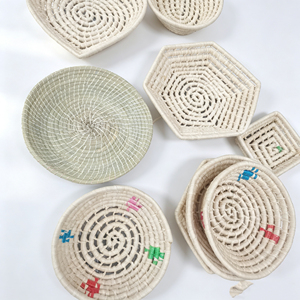 Breathable Woven Bread Tray Designed For <b>Rustic</b> Kitchen Storage And Fresh Bread Serving - Product Image 5