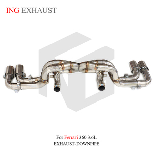 Tubo di Scarico Dritto in Acciaio Inox per Ferrari 360 3.6L di Alta Qualità, Prodotto da ING Factory - Product Image 6