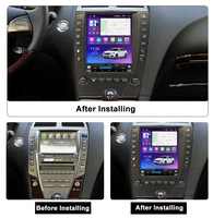 MEKEDE voiture 9.7 pouces voiture 360 caméra panoramique GPS BT FM AM écran voiture-play Android auto pour Lexus ES 2006-2012