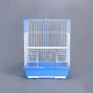 Cage à oiseaux d'extérieur, porte d'entrée, Portable, léger, pliable, petite Cage à perroquets pour Cage à oiseaux avec plateau de toit