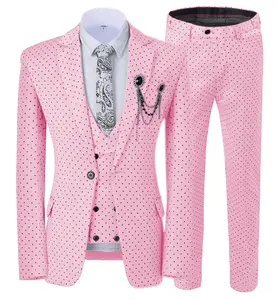 Hot Sell Pink Slim Fit Hochzeit formelle Anzüge Klassische Herren anzüge für Herren Business-Anzüge Herren