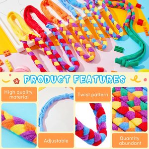12 Pcs Soft Terry Cloth Fabric Baby Toys Silicone Teether Bpa Free Teether Kids Autism Silicone Sensory <strong>Chewy</strong> <strong>Necklace</strong> - Product Image 4